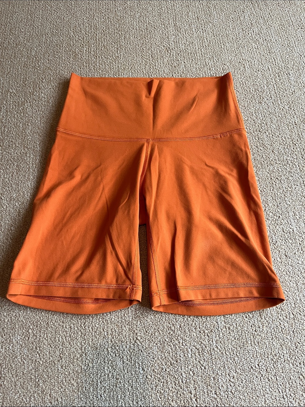 TnAction Women's High-Waist Orange Active Shorts